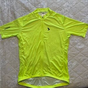 Garneau Men’s Hi-Vis Yellow Cycling Jersey